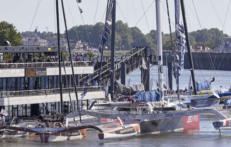 Bientôt l’heure et l’air du large pour les trimarans Ultimes