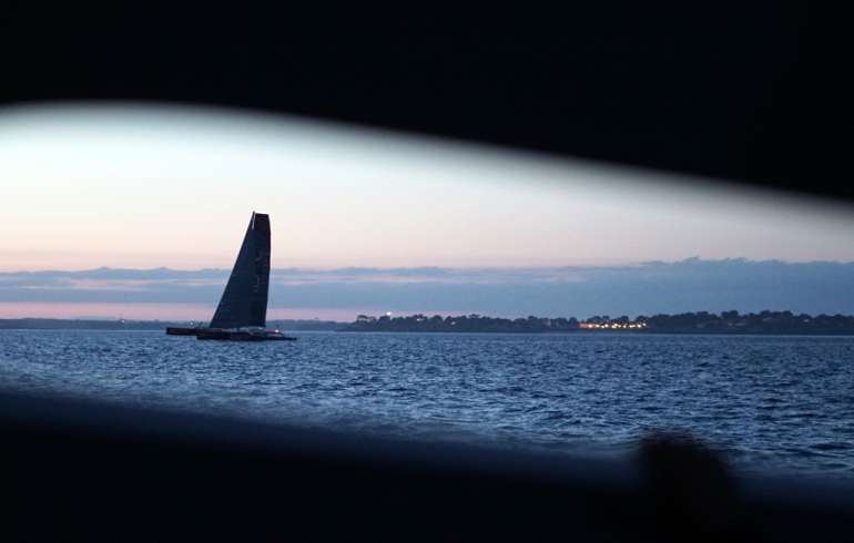 Première nuit en mer après un départ extraordinaire...